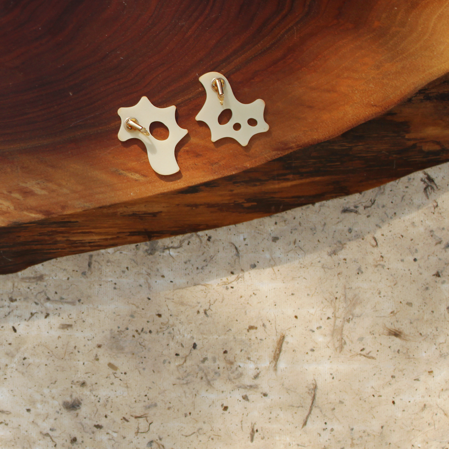 Yin Yang Scholar Stone Earrings